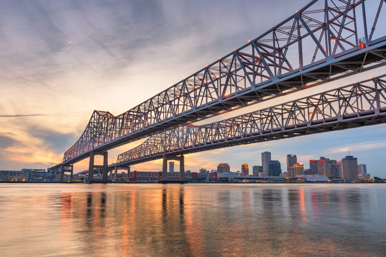 Crescent City Connection bridge, New Orleans