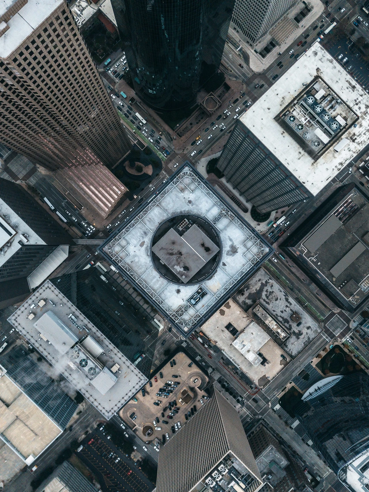 Downtown Houston from above